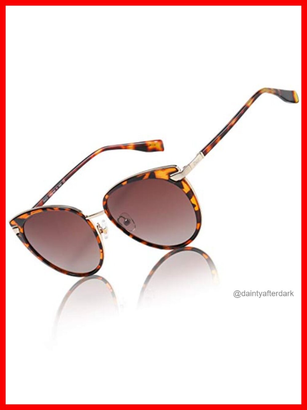 Cat Eye Polarized Sunglasses Retro UV400 Protection TAC Lens Women's